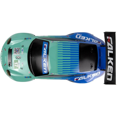 Karoserie lakovaná Porsche 911 GT3 RSR Falken (206mm/210mm)