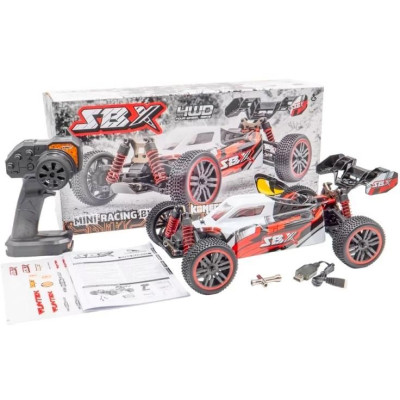 SBX Buggy 1/12 XL - 2.4GHz RTR (4WD), červená