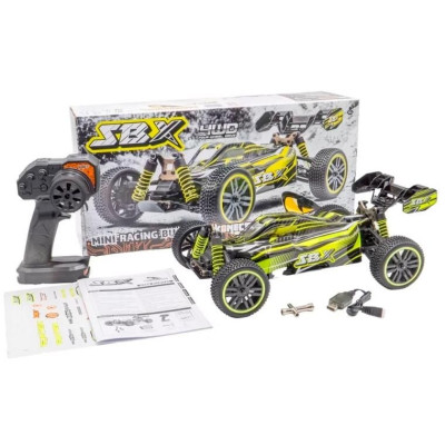 SBX Buggy 1/12 XL - 2.4GHz RTR (4WD), žlutá