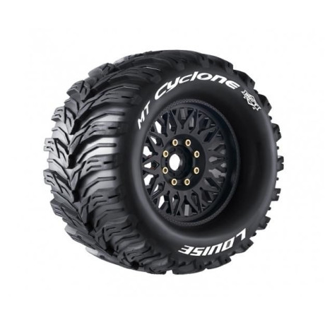 MT-CYCLONE SPORT 1/8, 0 és 1/2 eltolású 17 mm-es kivehető imbusz, fekete tárcsákkal, 2 db