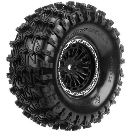 CR-ENDURO 1.9 - Komplett kerekek fekete tárcsákkal, 2 db