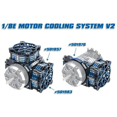 LRP WorksTeam Hliníkový SuperHighRev. ventilátor 40x40x15mm 1-2S s přijímačovým konektorem