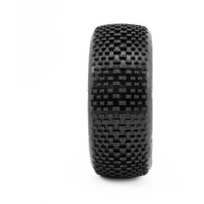 H-BLOCK V2 BUGGY S2 (SOFT) nalepené pneumatiky, bílé disky, 2 ks.