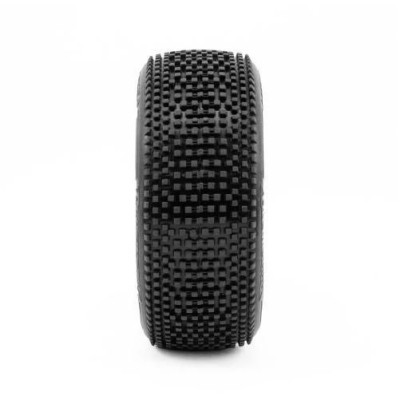 HOT DICES V2 BUGGY S2 (SOFT) nalepené pneumatiky, bílé disky, 2 ks.