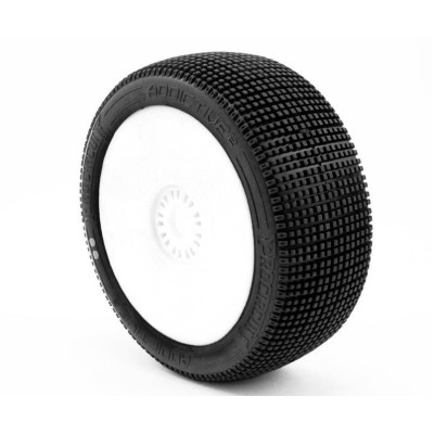 ADDICTIVE V2 BUGGY S1 (SZUPER SOFT) ragasztott gumik, fehér tárcsák, 2 db.