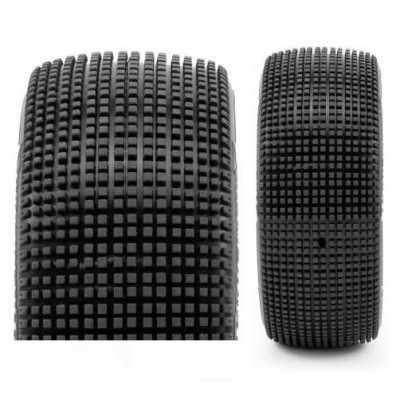 ADDICTIVE V2 BUGGY S2 (SOFT) nalepené pneumatiky, bílé disky, 2 ks.