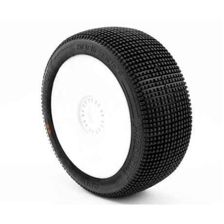 ADDICTIVE V2 BUGGY S3 (KÖZEPES) ragasztott gumik, fehér tárcsák, 2 db.