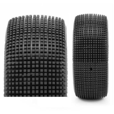 ADDICTIVE V2 BUGGY S3 (MEDIUM) nalepené pneumatiky, bílé disky, 2 ks.