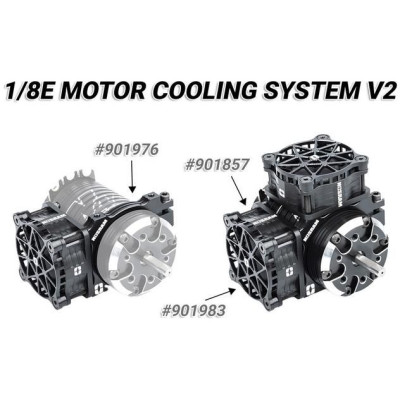 NOSRAM Hliníkový SuperHighRev. ventilátor 40x40x15mm 1-2S s přijímačovým konektorem