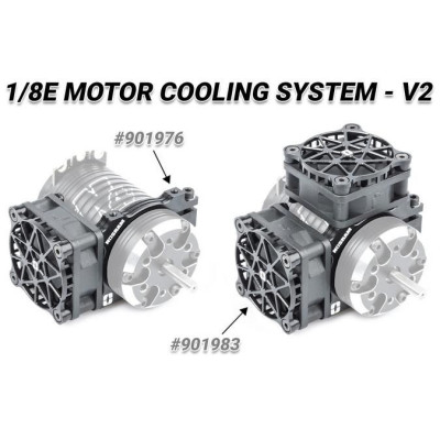 Hliníková ochranná mřížka V2 pro 40mm ventilátor včetně montážního materiálu