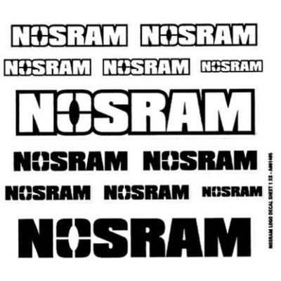 NOSRAM LOGO matricák, kicsi