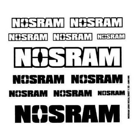 NOSRAM LOGO matricák, kicsi