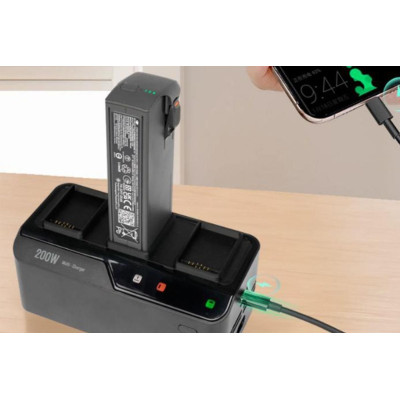 DJI Avata 2 - LKTOP 200W třícestná rychlonabíječka (Stolní verze)