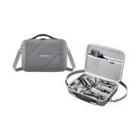 PU válltok DJI RS 4 Minihez – Kompakt válltok kiváló minőségű PU anyagból DJI RS 4 Minihez. Megbízható védelmet nyújt az ütések, por és nedvesség ellen, míg a kényelmes pánt biztosítja a kényelmes hordozást útközben, valamint a stabilizátor és a tartozékok biztonságos tárolását. Súly: 900 g. Méret: 355 x 275 x 90 mm