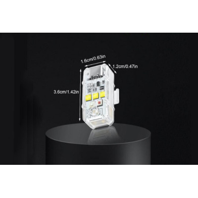 Dobíjecí univerzální LED stroboskopické světlo (včetně baterie)