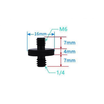 1/4"-os anya - M6-os anya csavar