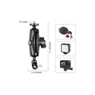 PULUZ - Držák na motorkupro Insta360 X4/GO 3