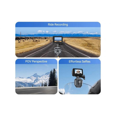 TELESIN - Držák na čelní sklo z hliníkové slitiny