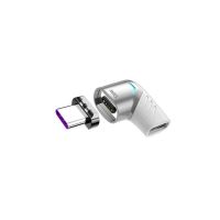 120 W-os USB-C mágneses töltőadapter okostelefonokhoz / tabletekhez. Méret: 21 x 18 x 13 mm. Kimenet: 120 W 5 A. Átviteli sebesség: 480 Mbps. Kompatibilis okostelefonokkal, táblagépekkel és fejhallgatókkal.
