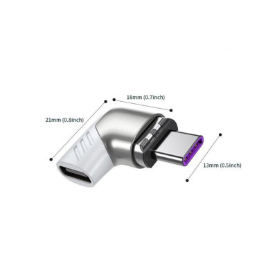 120W USB-C Magnetický nabíjecí adaptér pro smartphony / tablety
