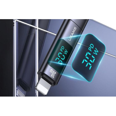 USAMS 30W Type-C na Lightning adaptér