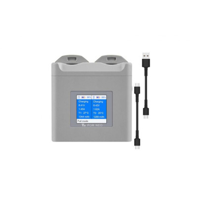 DJI NEO - 2 az 1-ben kétirányú töltőközpont képernyővel és 60%-os tárolási móddal