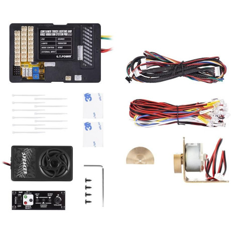 Fény és hang modul RC teherautókhoz