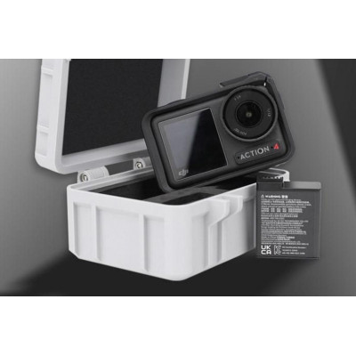 DJI Action 5 Pro / Action 4 / Action 3 - Szürke keménytok