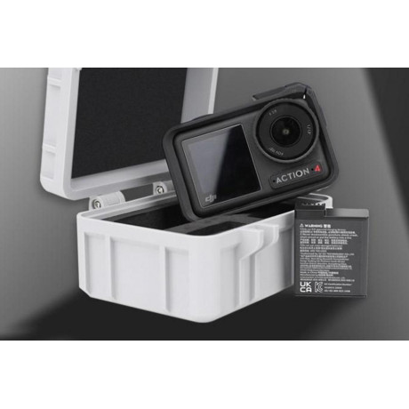 DJI Action 5 Pro / Action 4 / Action 3 - Szürke keménytok