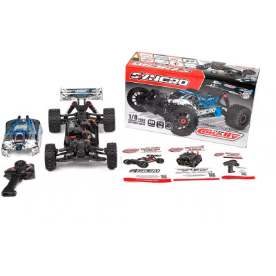 SYNCRO - BUGGY 2WD 3-4S - RTR - modrá