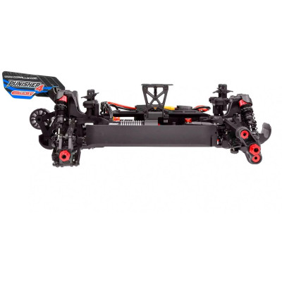 PUNISHER-4 - Monster Truck 4WD 3-4S - RTR - modrá