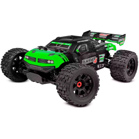 PUNISHER-4 - Monster Truck 4WD 3-4S - RTR - zöld
