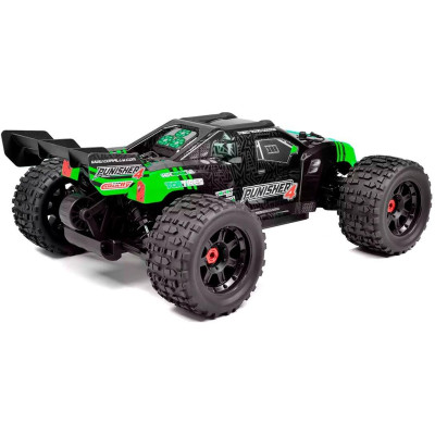 PUNISHER-4 - Monster Truck 4WD 3-4S - RTR - zelená