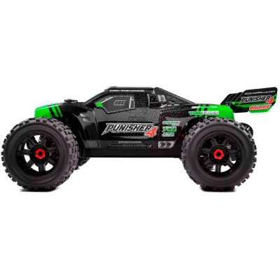 PUNISHER-4 - Monster Truck 4WD 3-4S - RTR - zelená