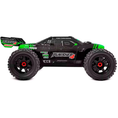 PUNISHER-4 - Monster Truck 4WD 3-4S - RTR - zelená