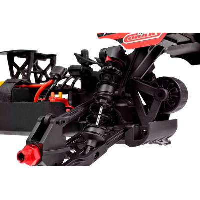 PUNISHER-4 - Monster Truck 4WD 3-4S - RTR - červená