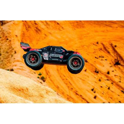 PUNISHER-4 - Monster Truck 4WD 3-4S - RTR - červená