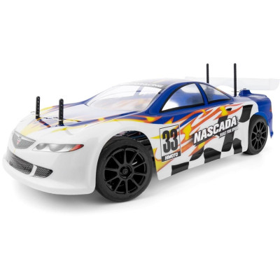 HiMOTO 1:10 Onroad NASCADA Brushless 2,4 GHz RTR készlet, kék