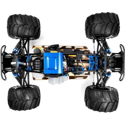 HiMOTO 1:5 Monster Truck MEGAP MXT-5 32cc 2,4 GHz RTR set, modrá