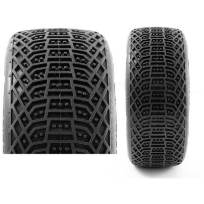 I-BARRS V3 BUGGY S2 (SOFT) nalepené pneumatiky, bílé disky, 2 ks.