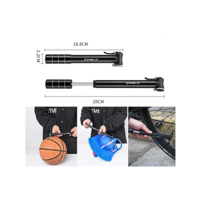 WheelUp - MINI přenosná pumpa z hliníkové slitiny