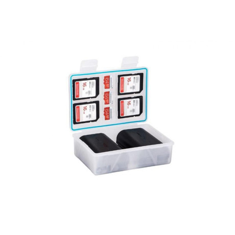 JJC Multifunkcionális tárolódoboz SD/microSD kártyákhoz és akkumulátorokhoz