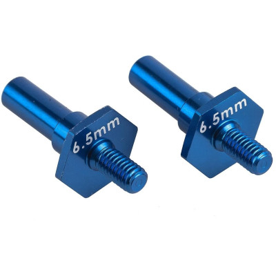 B7 kék alumínium tengely, 6,5mm, 2 db.