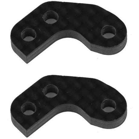 B7 karbon kormánykarok, 0mm, 2 db.