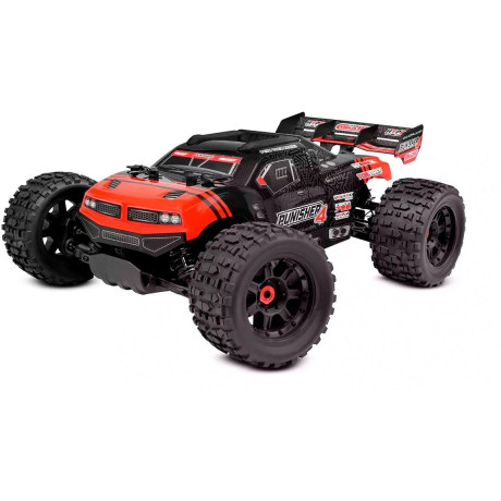 PUNISHER-4 - Monster Truck 4WD 3-4S - RTR - piros