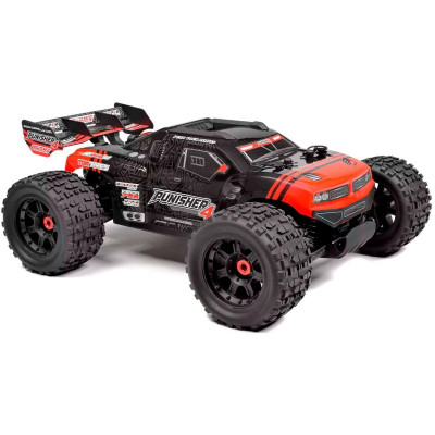 PUNISHER-4 - Monster Truck 4WD 3-4S - RTR - červená