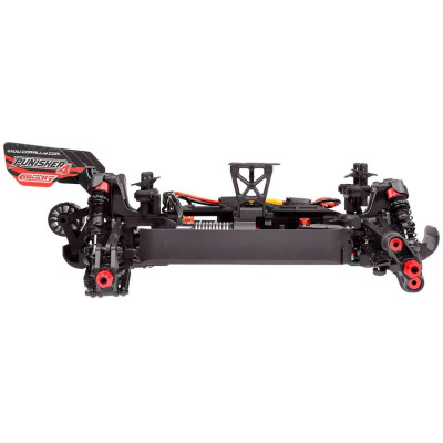 PUNISHER-4 - Monster Truck 4WD 3-4S - RTR - červená