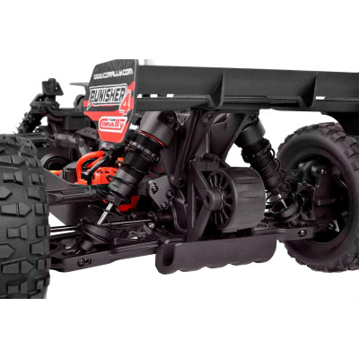 PUNISHER-4 - Monster Truck 4WD 3-4S - RTR - červená