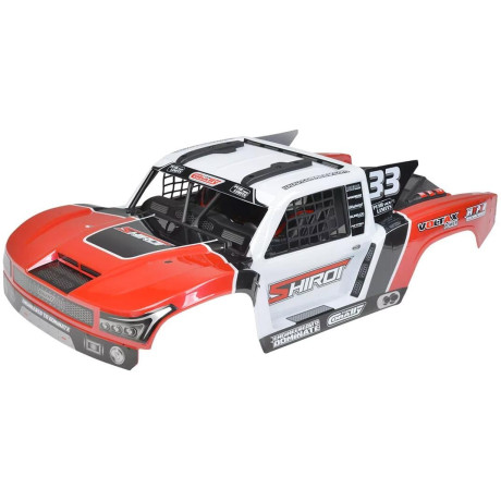 Polykarbonátová karoserie - SHIROI - lakovaná - červená - předřezaná - vč. Samolepek