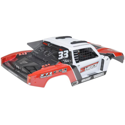 Polykarbonátová karoserie - SHIROI - lakovaná - červená - předřezaná - vč. Samolepek